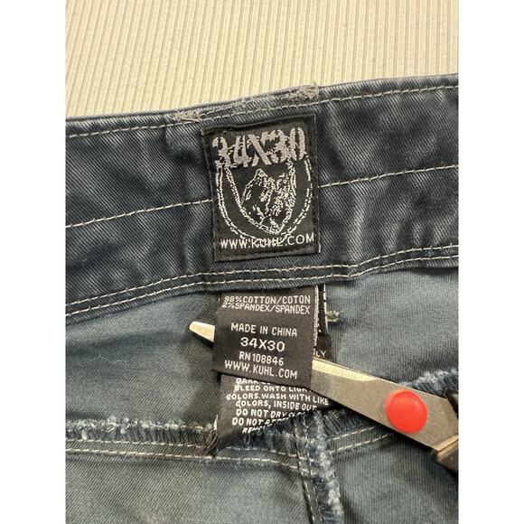 KÜHL Men’s Rugged Outdoor Pants Black 34x30 Stretch Articulated Work Hikin - Picture 9 of 11